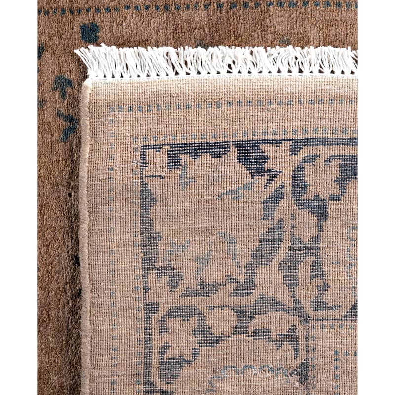 Overdyed One-of-a-Kind Hand-Knotted Area Rug - Brown - 3' 1" x 5' 1"