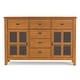 preview thumbnail 50 of 78, WYNDENHALL Stratford Solid Wood Transitional Sideboard Buffet - 54 inch Wide