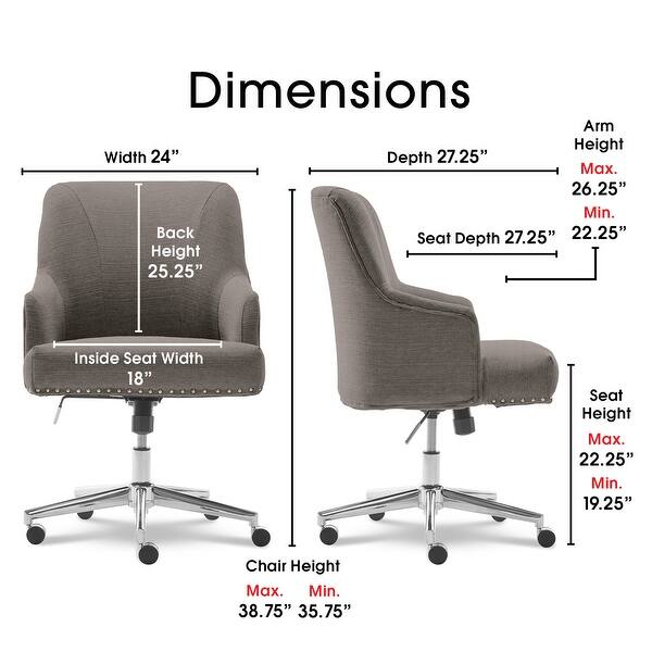 Serta Leighton Home Office Chair Overstock 15924371