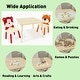preview thumbnail 17 of 25, Wooden Activity Play Table Set Lion&Monkey