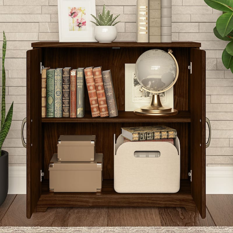 Bush Furniture Cabot Small Storage Cabinet with Doors
