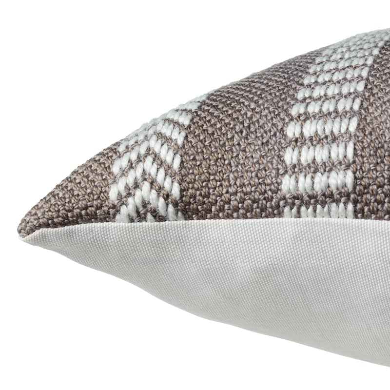 Papyrus Striped Indoor/ Outdoor Lumbar Pillow