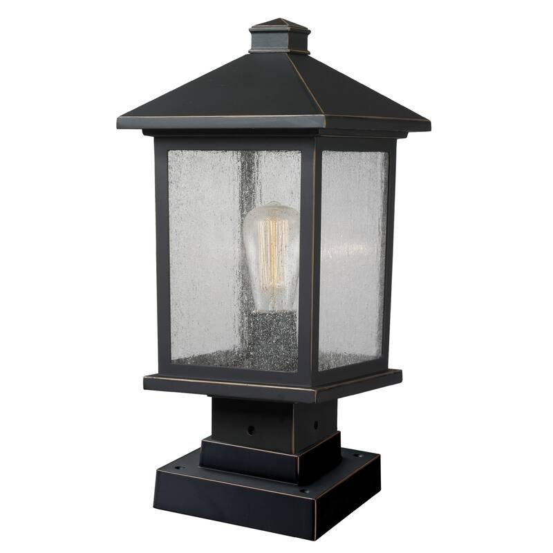 Bellevue ZPL39716 Bennie 8" Tall Pier Mount Post Light with 6-1/4" - Oil Rubbed Bronze