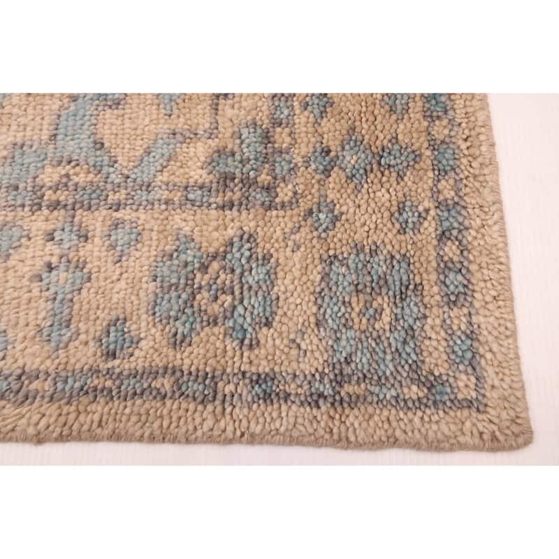 ECARPETGALLERY Hand-knotted Jules Serapi Tan Wool Rug - 5'5 x 7'4