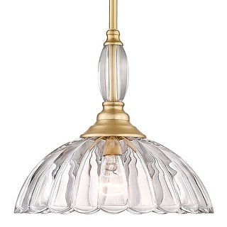 Golden Lighting 6952-M CLR Audra 12" Wide Pendant