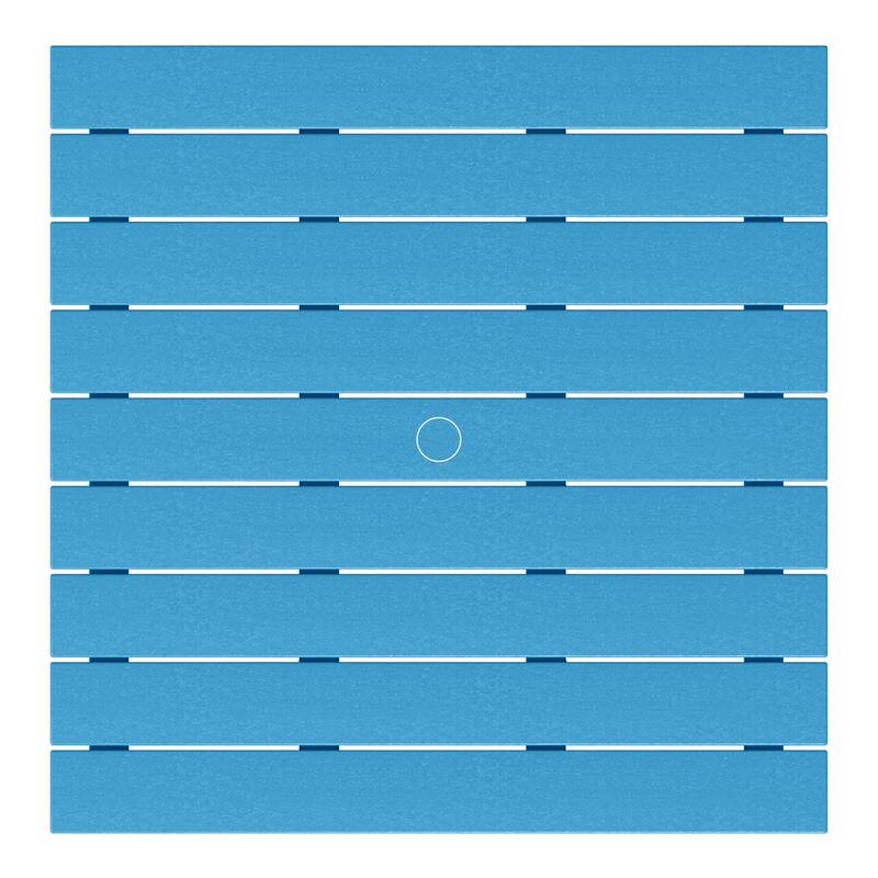 Polytrends Laguna Kids Outdoor 31" Square Poly Dining Table