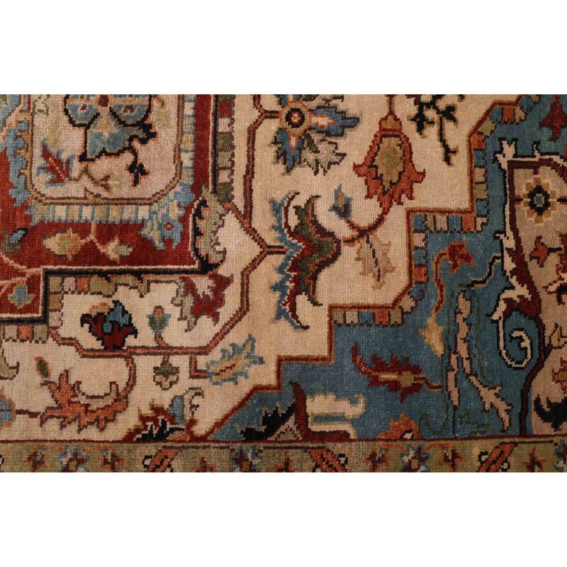 ECARPETGALLERY Hand-knotted Jules Sultane Ivory Wool Rug - 7'11 x 9'11