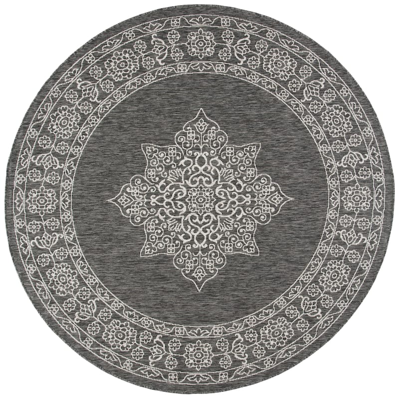 SAFAVIEH Courtyard Zikrija Indoor/ Outdoor Waterproof Patio Backyard Rug