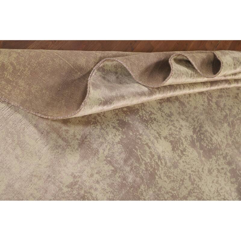 Abstract / Modern Area Rug Handmade Wool Carpet - 6'6" x 9'10"