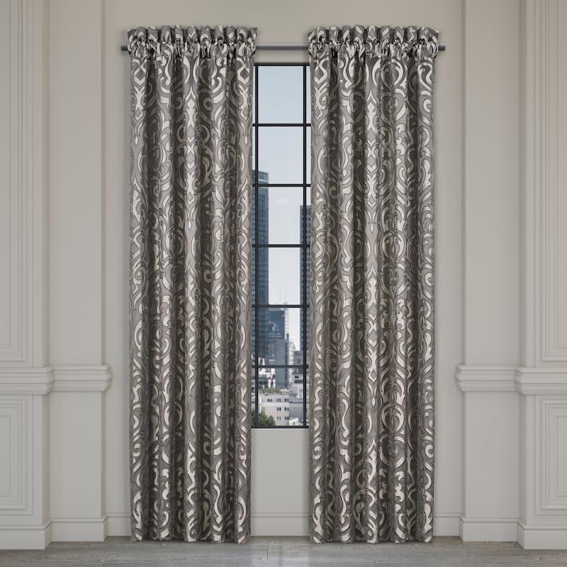 J. Queen New York Bolero Silver Window Panel Pair