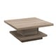 preview thumbnail 9 of 41, Ross Modern Square Coffee Table with Wrap Around Base Shelf and Hidden Storage by Strick & Bolton