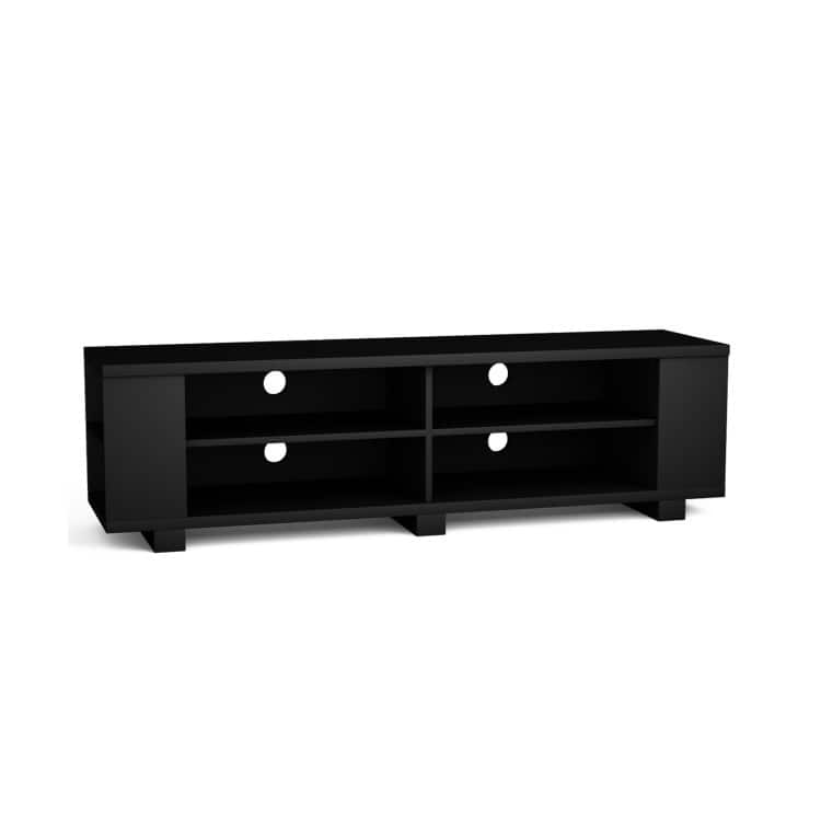 59" Console Storage Entertainment Media Wood TV Stand - 59" x 15.5" x 17.5" (L x W x H)