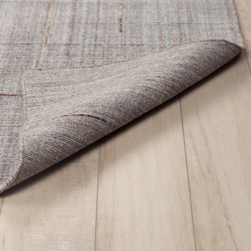 Alora Decor Chic Hand Loomed Abstract Lined Rug