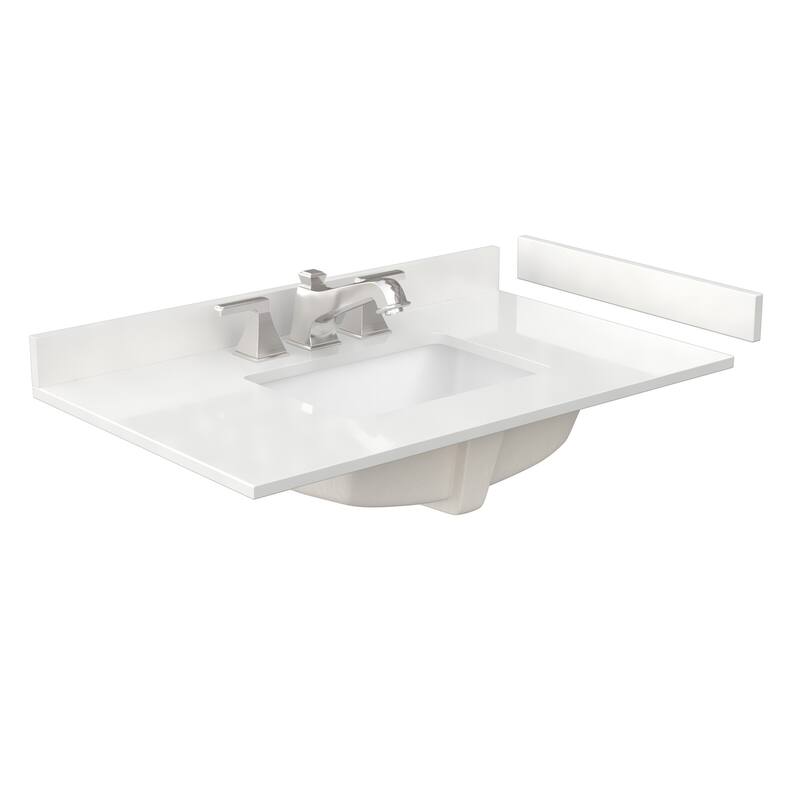 Deborah 36-inch Single Vanity, Quartz Top