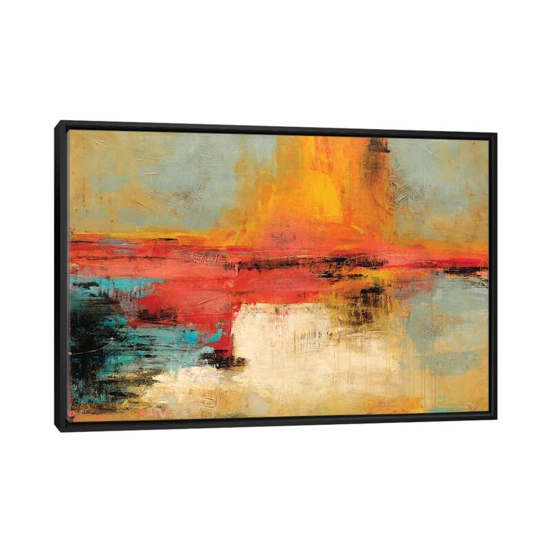 iCanvas "Acertijo" by Nancy Villareal Santos Framed Canvas Print - Black - 32x48