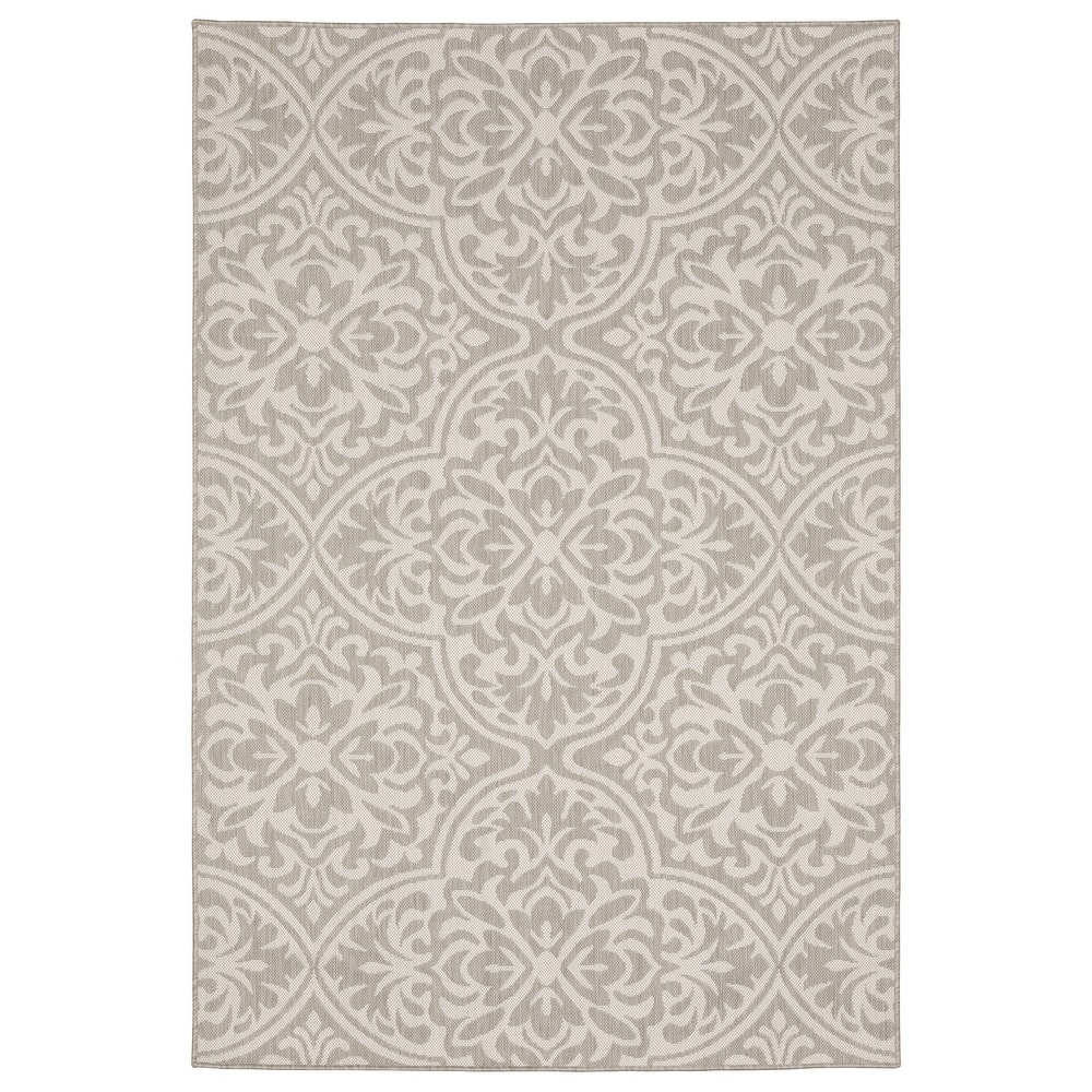 Vista Home Palmetto Floral Medallion Indoor/ Outdoor Area Rug