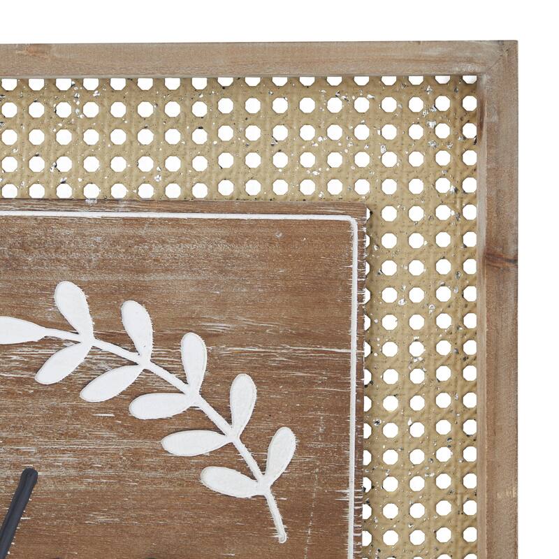 Wood Sign Wall Decor - Set of 2 Brown - Roche River Decor