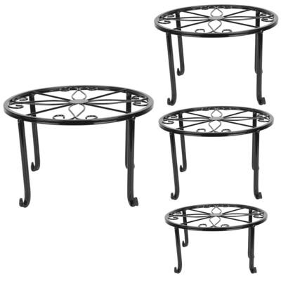 4-Pack Iron Plant Stands