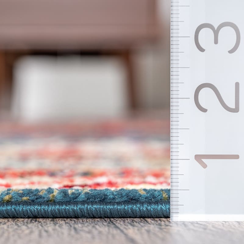 Nuloom Traditional Tribal Diamond Emblems Area Rug