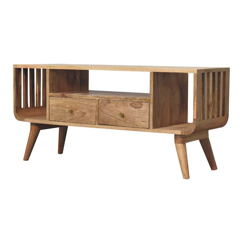 Artisan Furniture Solid Wood Soba Nordic Multi Media Unit