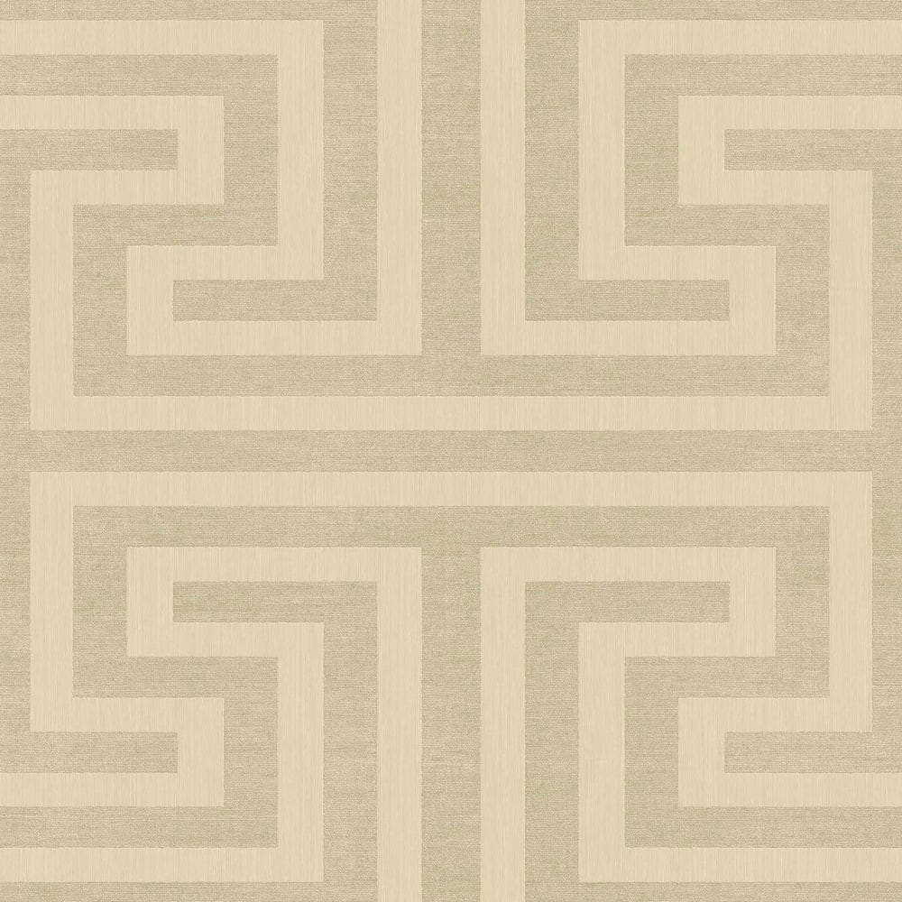 Galerie Wallcoverings Synergy Collection Geometric Maze Matte Finish Vinyl on Non-woven Wallpaper Roll