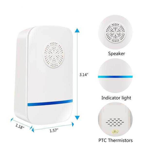 Shop 6pcs Ultrasonic Pest Repeller Electronic Plug In Repellent