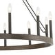 preview thumbnail 19 of 41, Update 12-light 40In Modern Farmhouse Wagon Wheel Chandelier