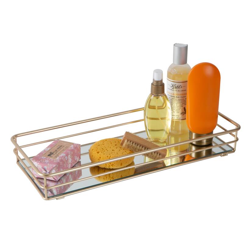 Elle Décor Limoges Collection Rectangular Vanity Tray