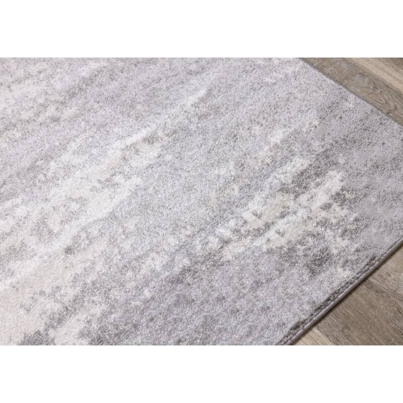 Flynn Collection - Grey Distressed Rug