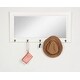 preview thumbnail 13 of 28, The Gray Barn Victorville Pub Mirror with 5 Metal Hooks - 36x18