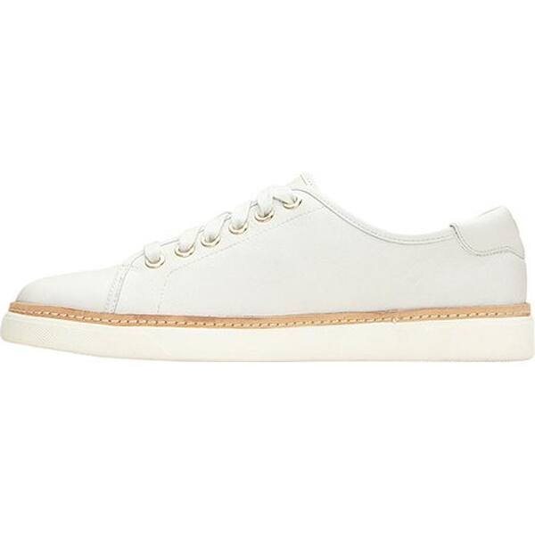 Shop Vionic Women S Leah Sneaker White Full Grain Leather