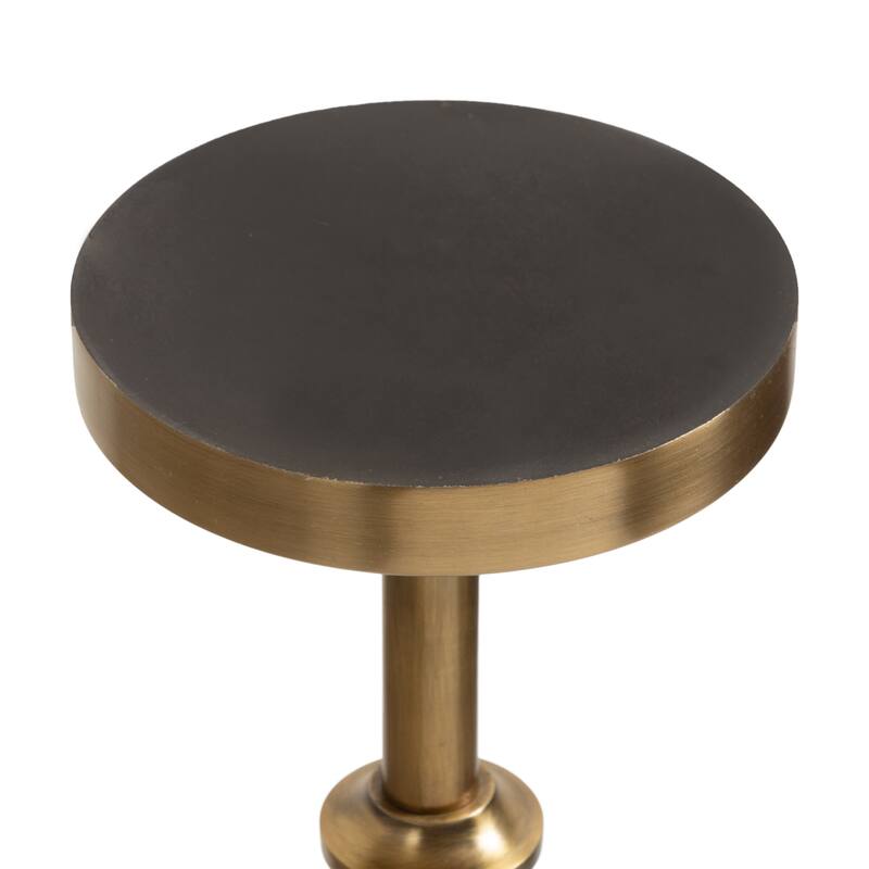 Kate and Laurel Engles Adjustable Marble Table and Plant Stand