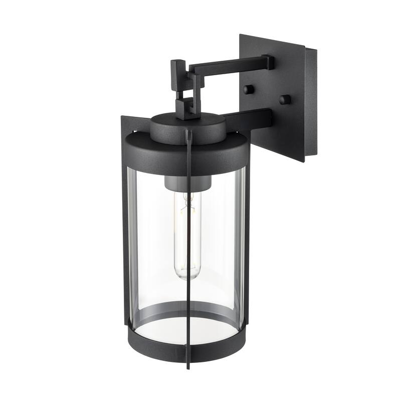 Millennium Lighting Ellway 1 Light Outdoor Wall Sconce in Textured Black