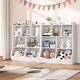 preview thumbnail 11 of 9, Toy Storage Cabinet Multi Shelf Bookcase for Kid's Bedroom - 11.8"D x 36"W x 42.5"H