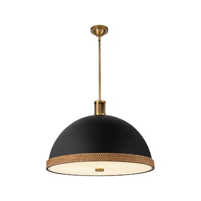 Alora Lighting PD331024 Doral 3 Light 25" Wide Pendant