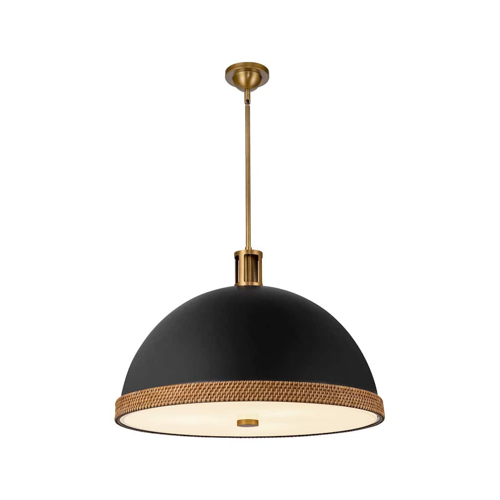 Alora Lighting PD331024 Doral 3 Light 25" Wide Pendant