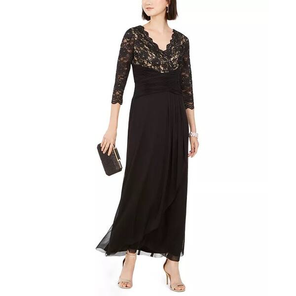 jessica howard dresses black Jessica Howard Dress, Black with Gray Polkadots, Size 8 main image 0