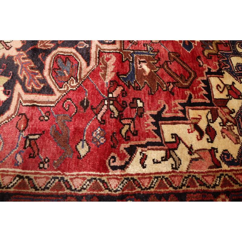 ECARPETGALLERY Hand-knotted Sarabi Light Red Wool Rug - 6'11 x 9'1