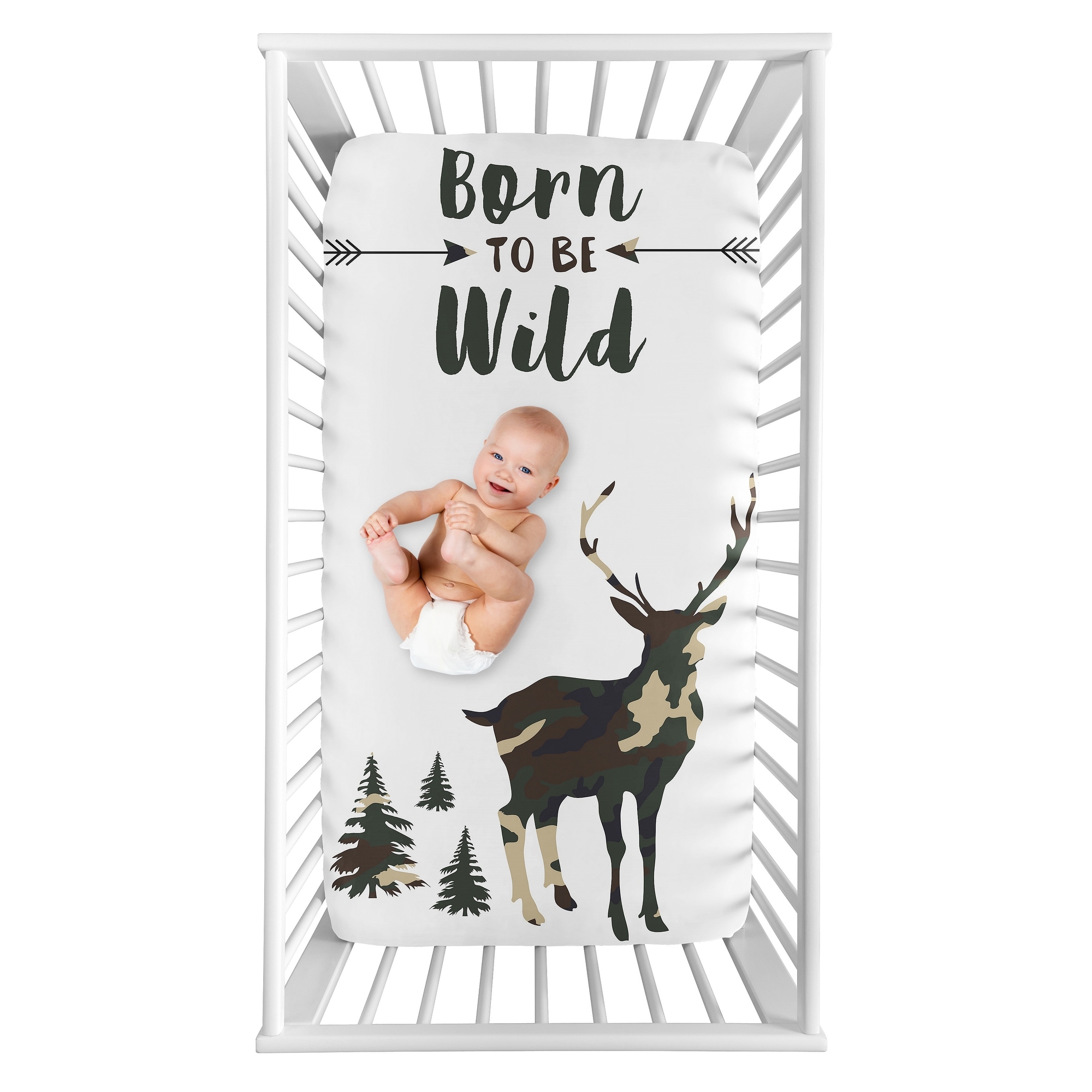 Camouflage crib deals sheets