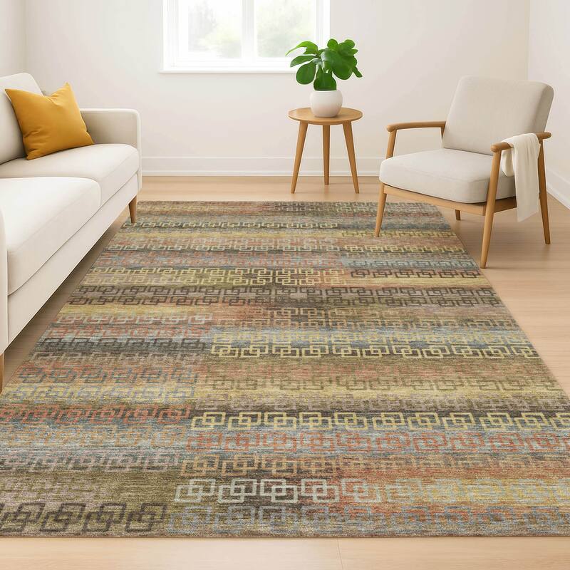 Premium Washable Super Soft Modern Stripe Mayfield Rug