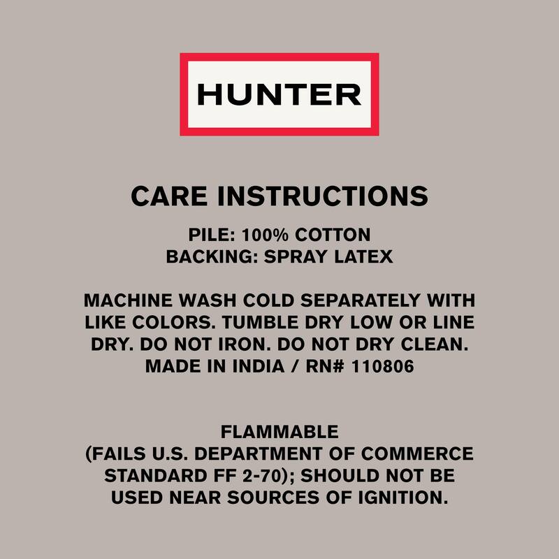 Hunter Luxe Looped Cotton Bathmats