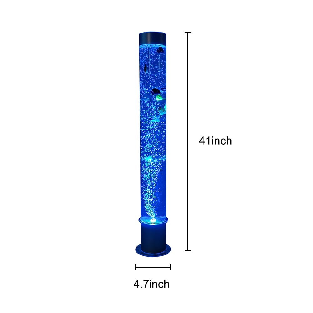 Fake Fish Fish Tank Tube Light Naturefalls LED Bubble Tube Floor
