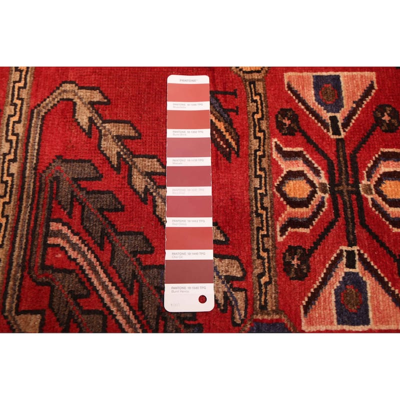 ECARPETGALLERY Hand-knotted Andelz Red Wool Rug - 5'3 x 6'9