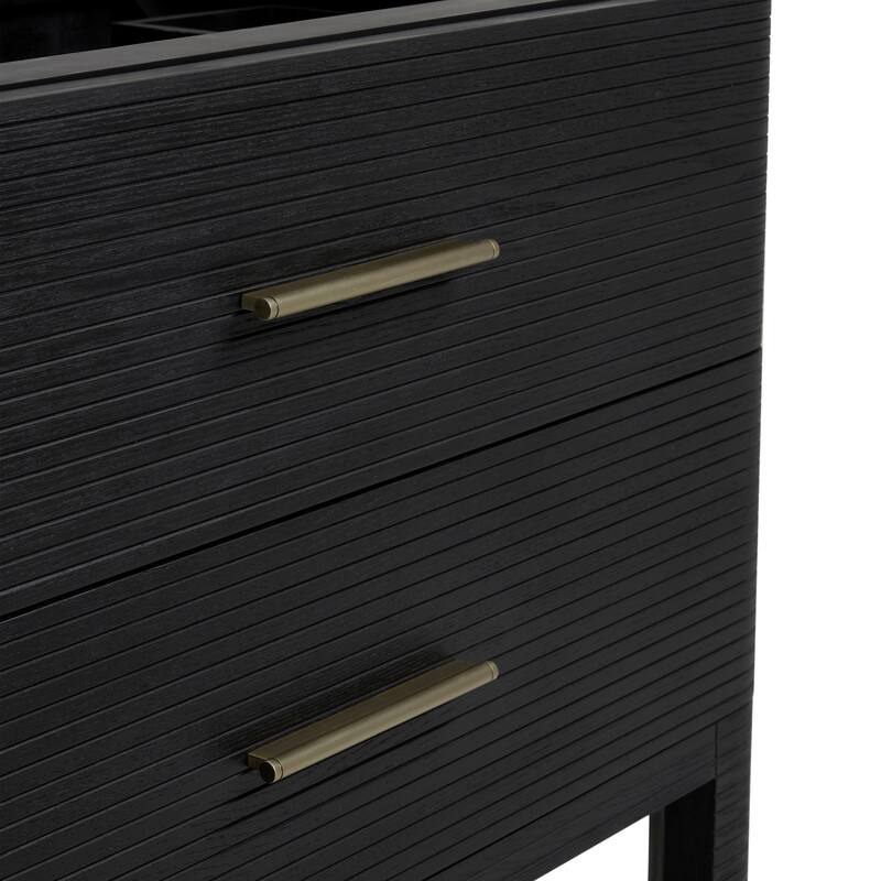 James Martin Vanities Lucian 72" Double Vanity, Carbon Oak