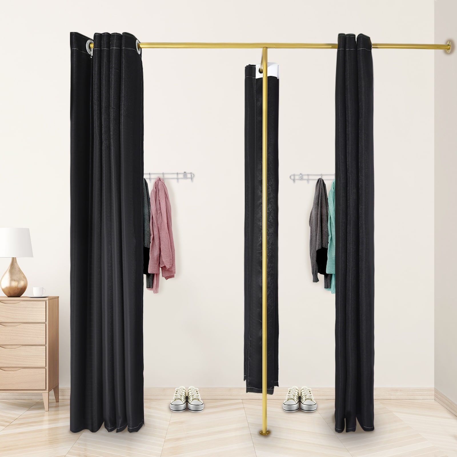 Clothing Store Corner Changing Room Double Fitting Dressing Room - Bed Bath & Beyond - 40953274 Clothing Store Corner Changing Room Double Fitting Dressing Room - Bed Bath & Beyond - 40953274