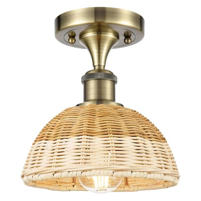 Innovations Lighting 516-1C-9-8 Bristol Natural II Semi-Flush Bristol