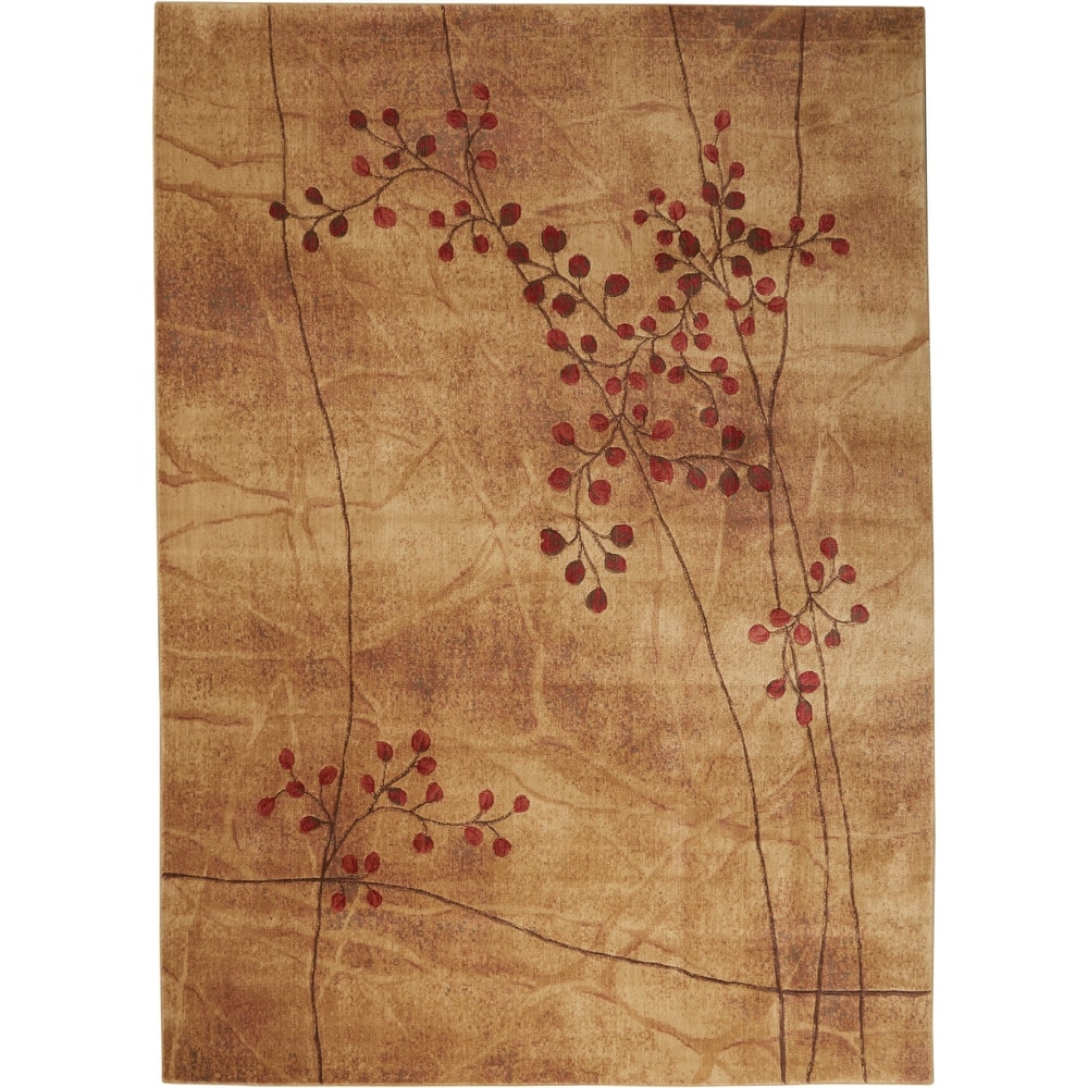 Nourison Susan Contemporary Floral Indoor only Area Rug.