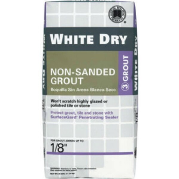 Shop Custom Wdg25 White Dry Non Sanded Grout 25 Lb Overstock