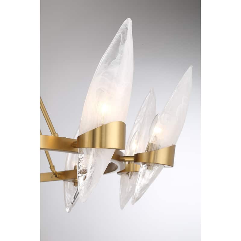 Savoy House 1-5504-12 Nouvel 12 Light 45" Wide Ring Chandelier