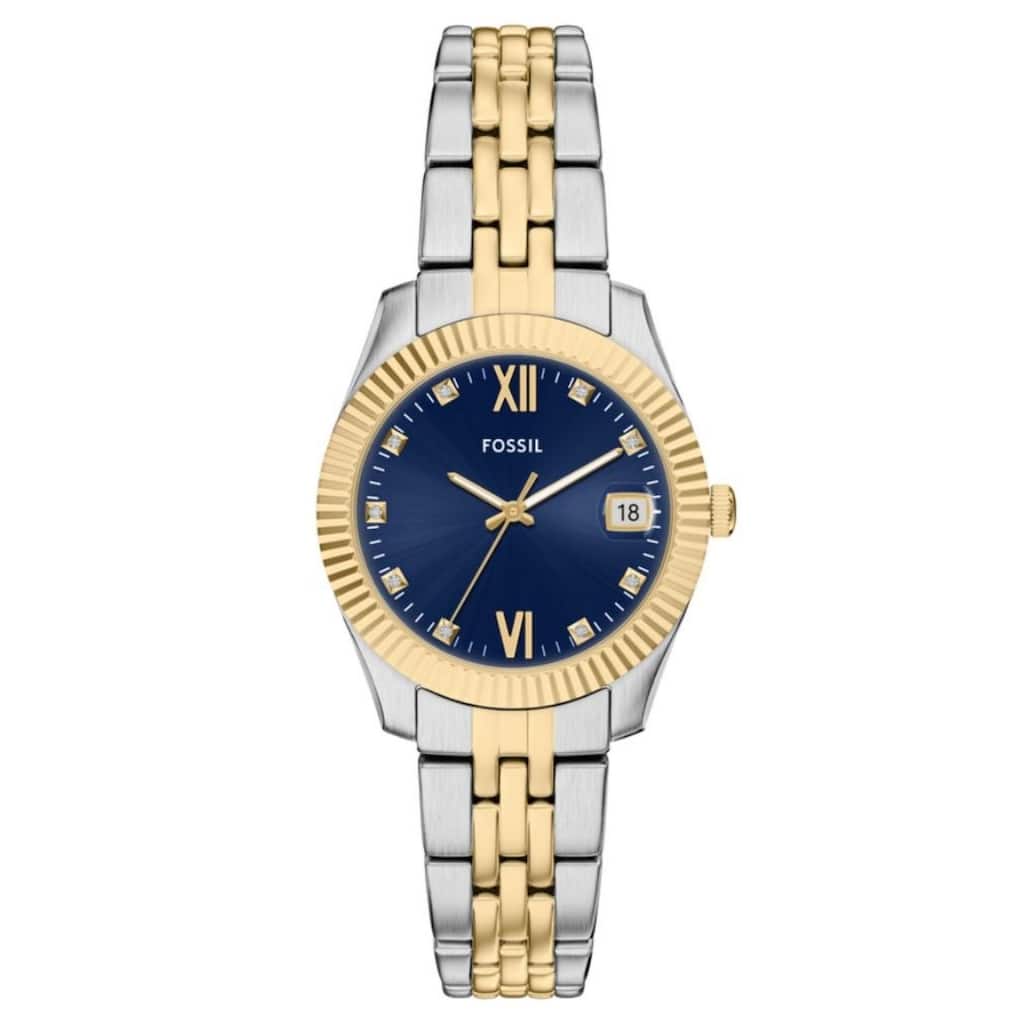 Fossil Women's Scarlette Blue Dial Watch - ES5443 - One Size